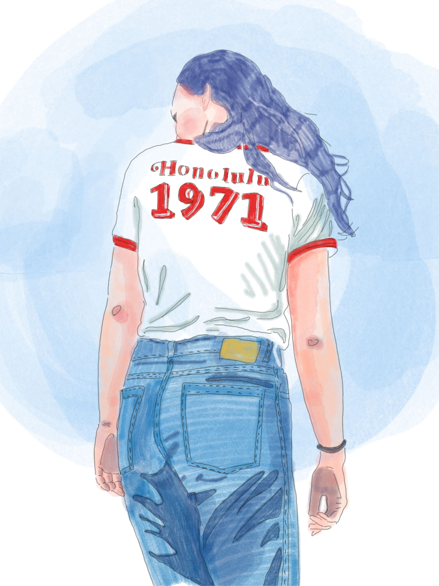 Girl 1971 t-shirt